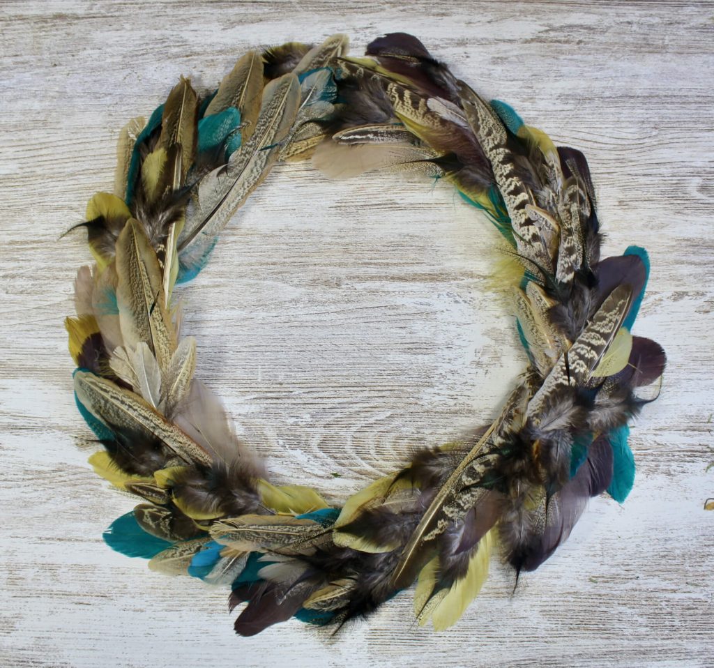 Corona de plumas