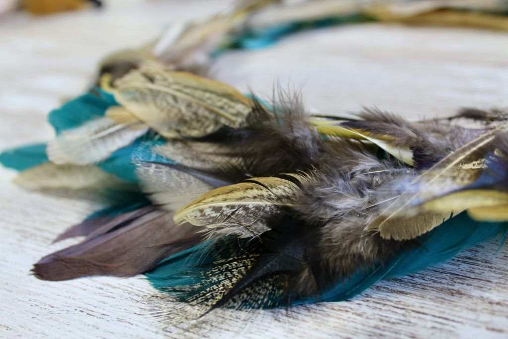Corona de plumas